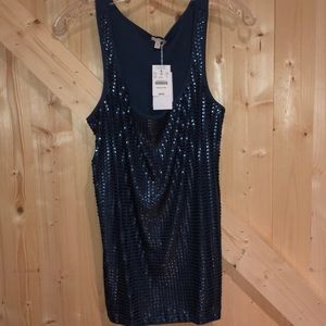 Jcrew sequin front tank top size S